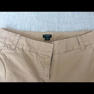 J.Crew tan City Fit capri pants